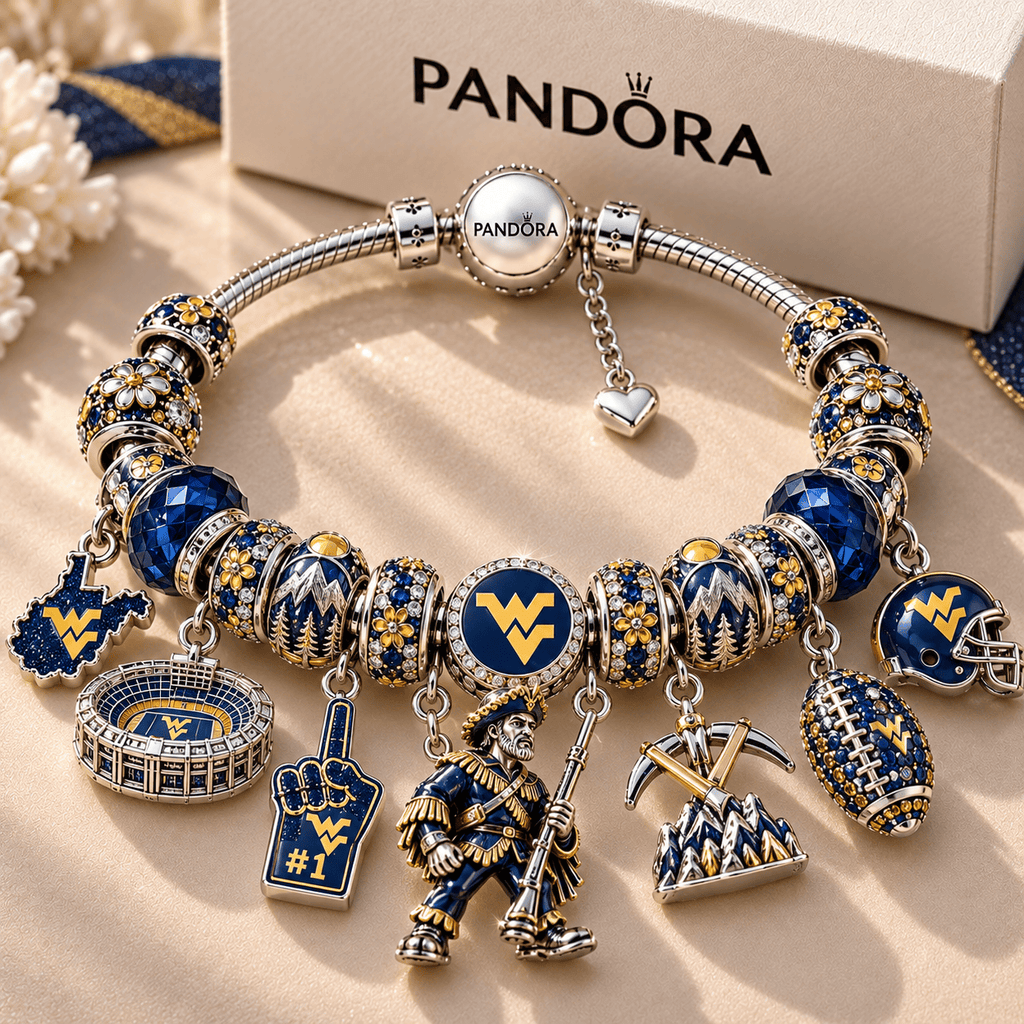 WVM Silver Charm Bracelet Set NTTB
