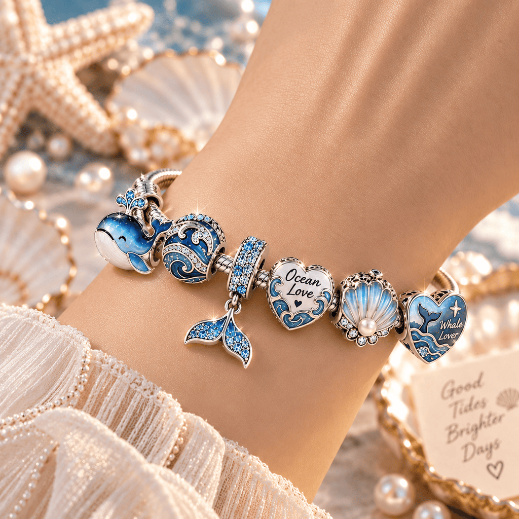 WHL Sliver Charm Bracelet Set PTT