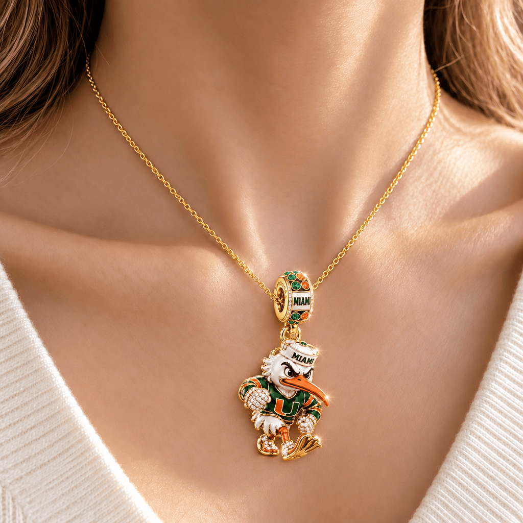 MHC Solid Gold Chain with Diamond Pendant BMD