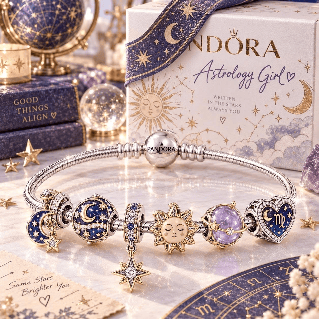 ASLGG Silver Charm Bracelet Set TTN