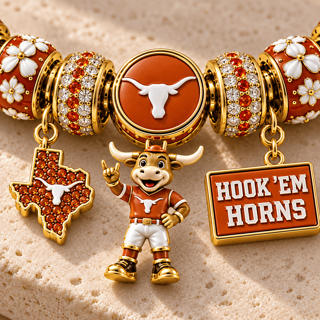 TLS Gold Charm Bracelet Set NHVH