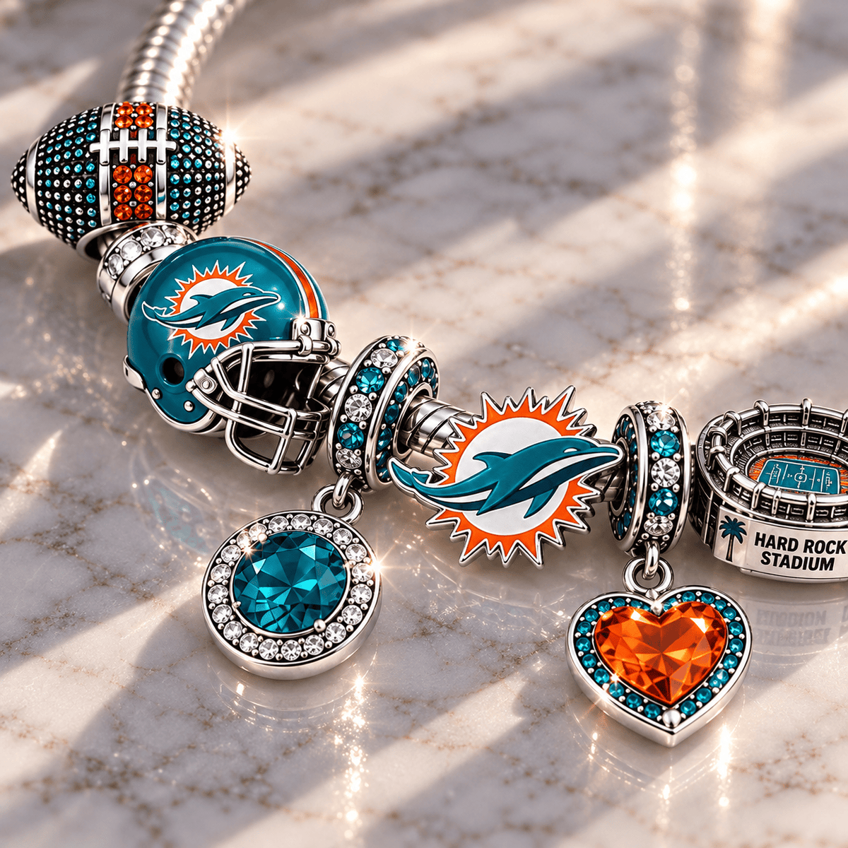 MDP Sliver Charm Bracelet Set BMD