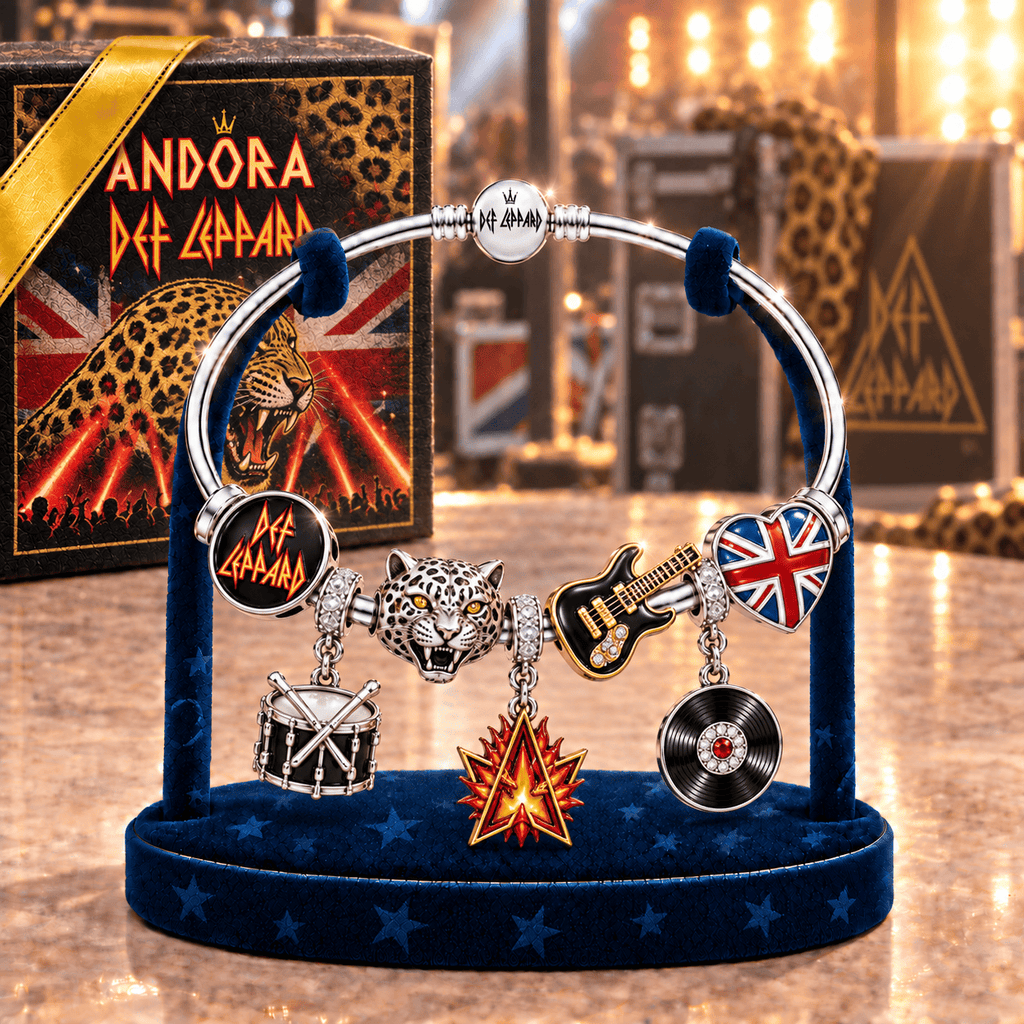 DLPR Silver Charm Bracelet Set TMH