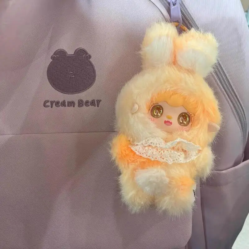 Yooki Hopping Bunny Plush Blind Box Soft Cute Vinyl Doll Trendy Toys Bag Pendant Keychain Mystery Box Surprise Gift Collectible